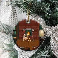 One Night Only Christmas Ceramic Ornament Xmas Holiday Patterns - Wonder Print Shop