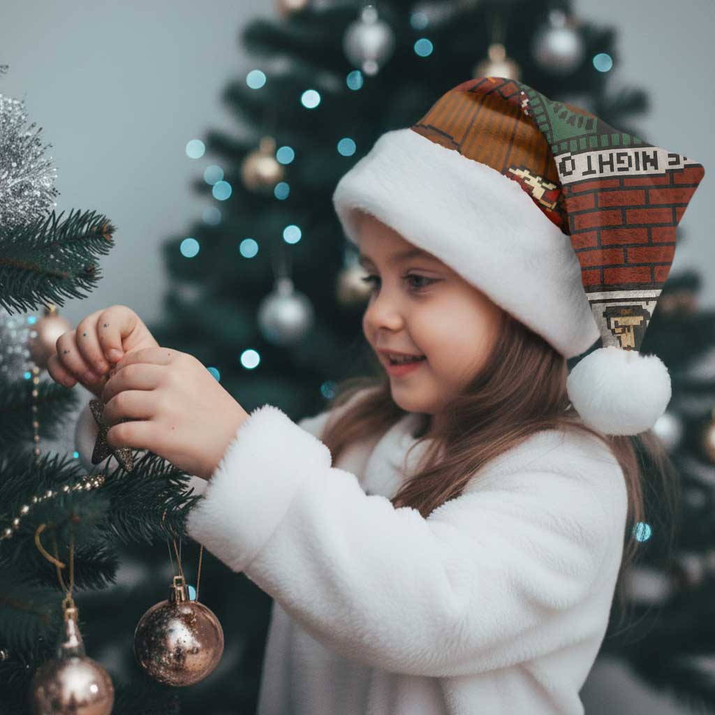 One Night Only Christmas Santa Hat Xmas Holiday Patterns - Wonder Print Shop