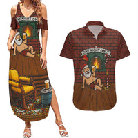 One Night Only Christmas Couples Matching Summer Maxi Dress and Hawaiian Shirt Xmas Holiday Patterns - Wonder Print Shop