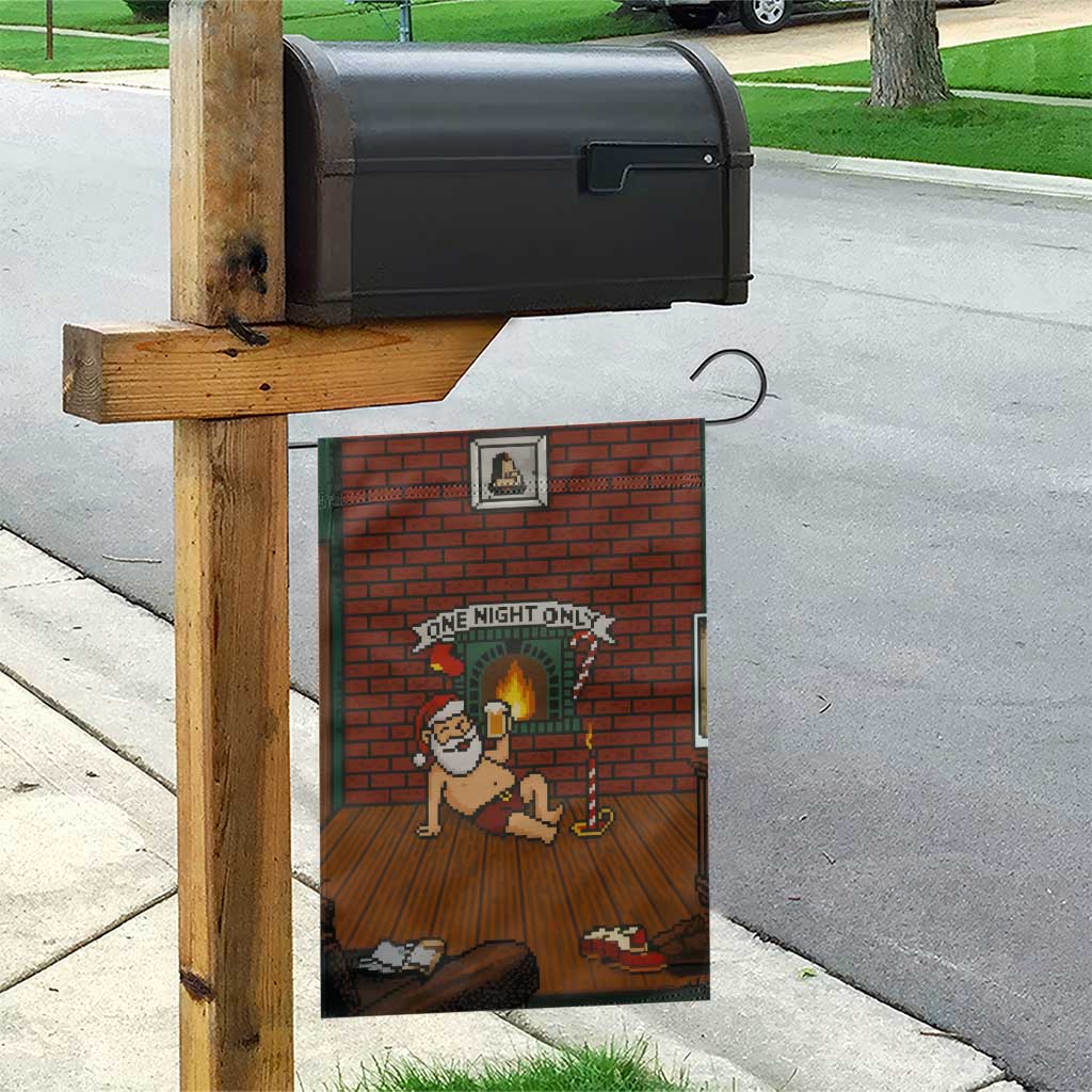 One Night Only Christmas Garden Flag Xmas Holiday Patterns - Wonder Print Shop