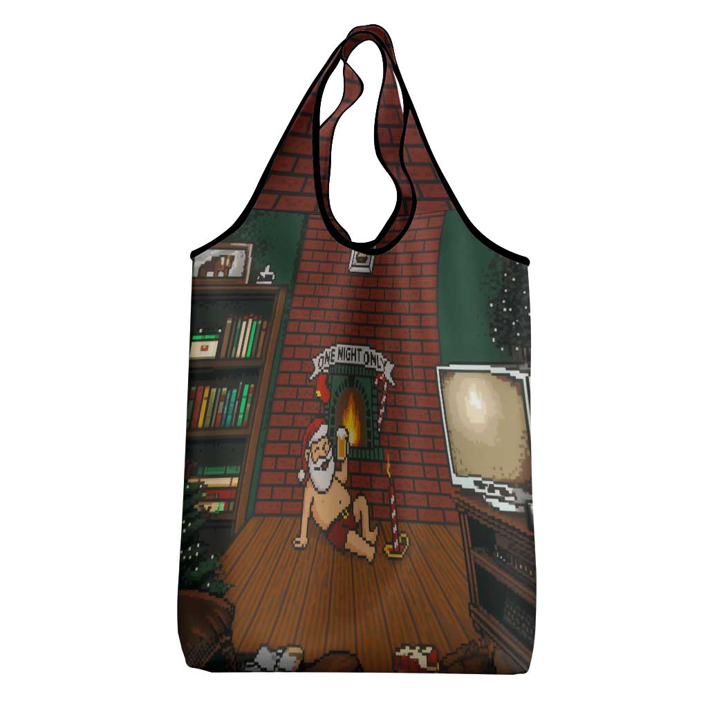 One Night Only Christmas Grocery Bag Xmas Holiday Patterns - Wonder Print Shop