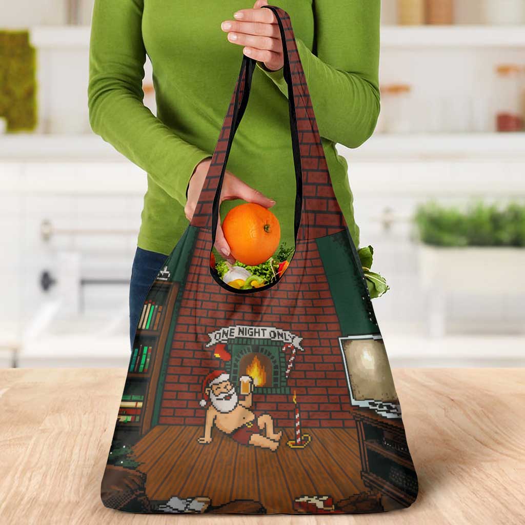 One Night Only Christmas Grocery Bag Xmas Holiday Patterns - Wonder Print Shop