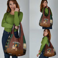 One Night Only Christmas Grocery Bag Xmas Holiday Patterns - Wonder Print Shop