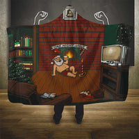 One Night Only Christmas Hooded Blanket Xmas Holiday Patterns - Wonder Print Shop