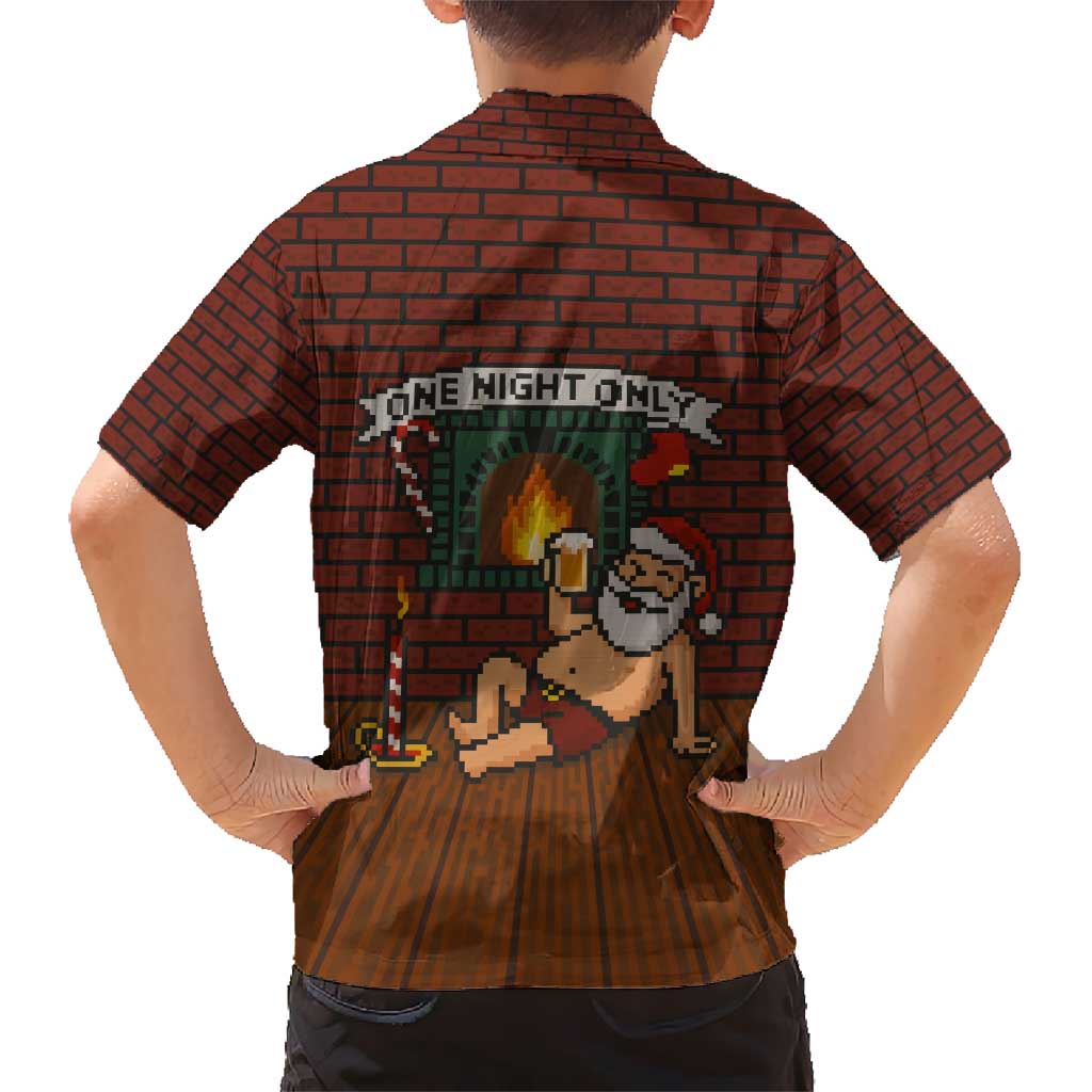 One Night Only Christmas Kid Hawaiian Shirt Xmas Holiday Patterns - Wonder Print Shop