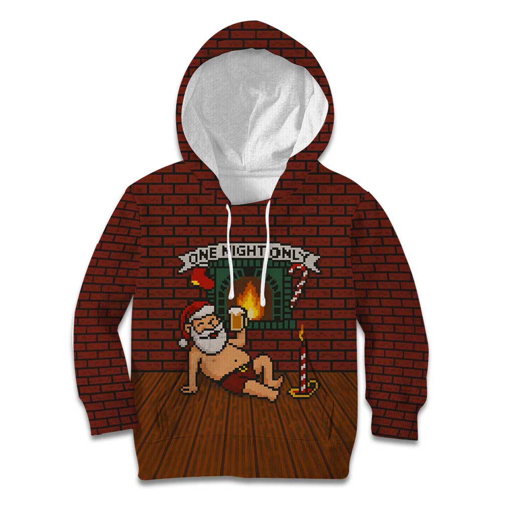 One Night Only Christmas Kid Hoodie Xmas Holiday Patterns - Wonder Print Shop