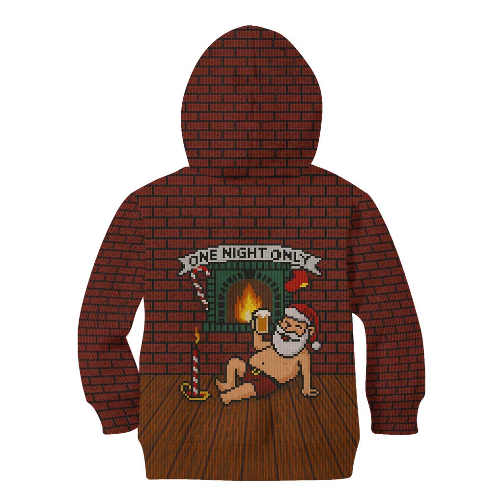 One Night Only Christmas Kid Hoodie Xmas Holiday Patterns - Wonder Print Shop