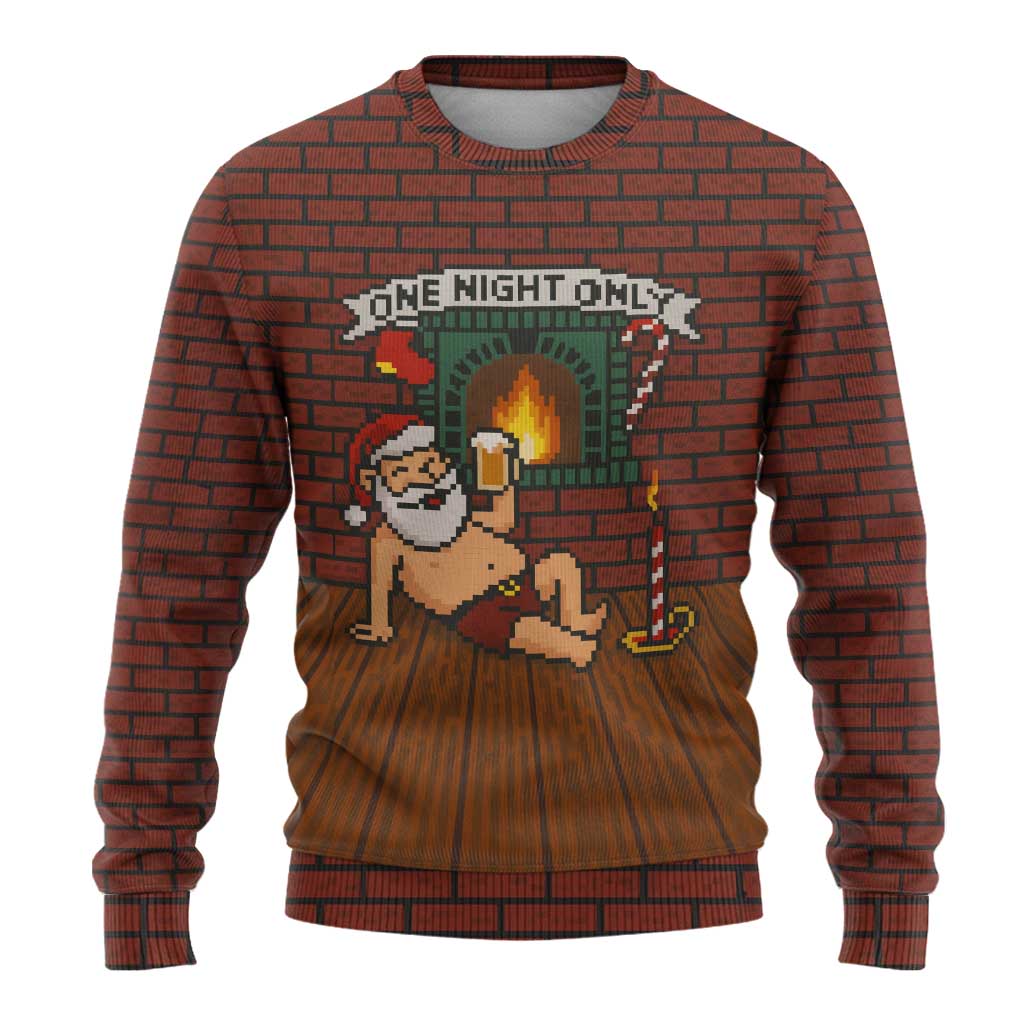 One Night Only Christmas Ugly Christmas Sweater Xmas Holiday Patterns - Wonder Print Shop