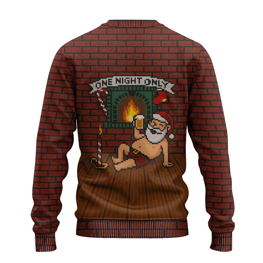 One Night Only Christmas Ugly Christmas Sweater Xmas Holiday Patterns - Wonder Print Shop