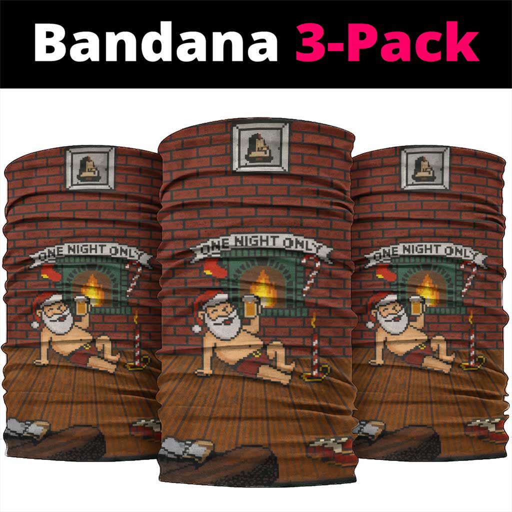 One Night Only Christmas Neck Gaiter Xmas Holiday Patterns - Wonder Print Shop