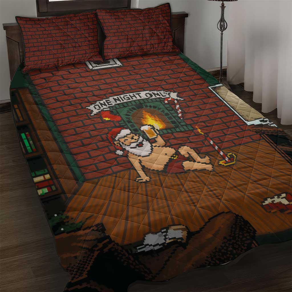 One Night Only Christmas Quilt Bed Set Xmas Holiday Patterns - Wonder Print Shop