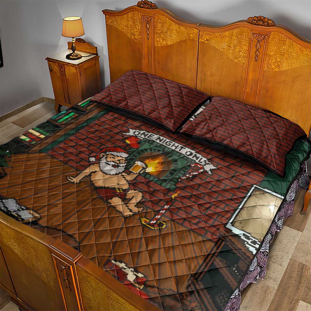 One Night Only Christmas Quilt Bed Set Xmas Holiday Patterns - Wonder Print Shop