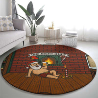 One Night Only Christmas Round Carpet Xmas Holiday Patterns - Wonder Print Shop