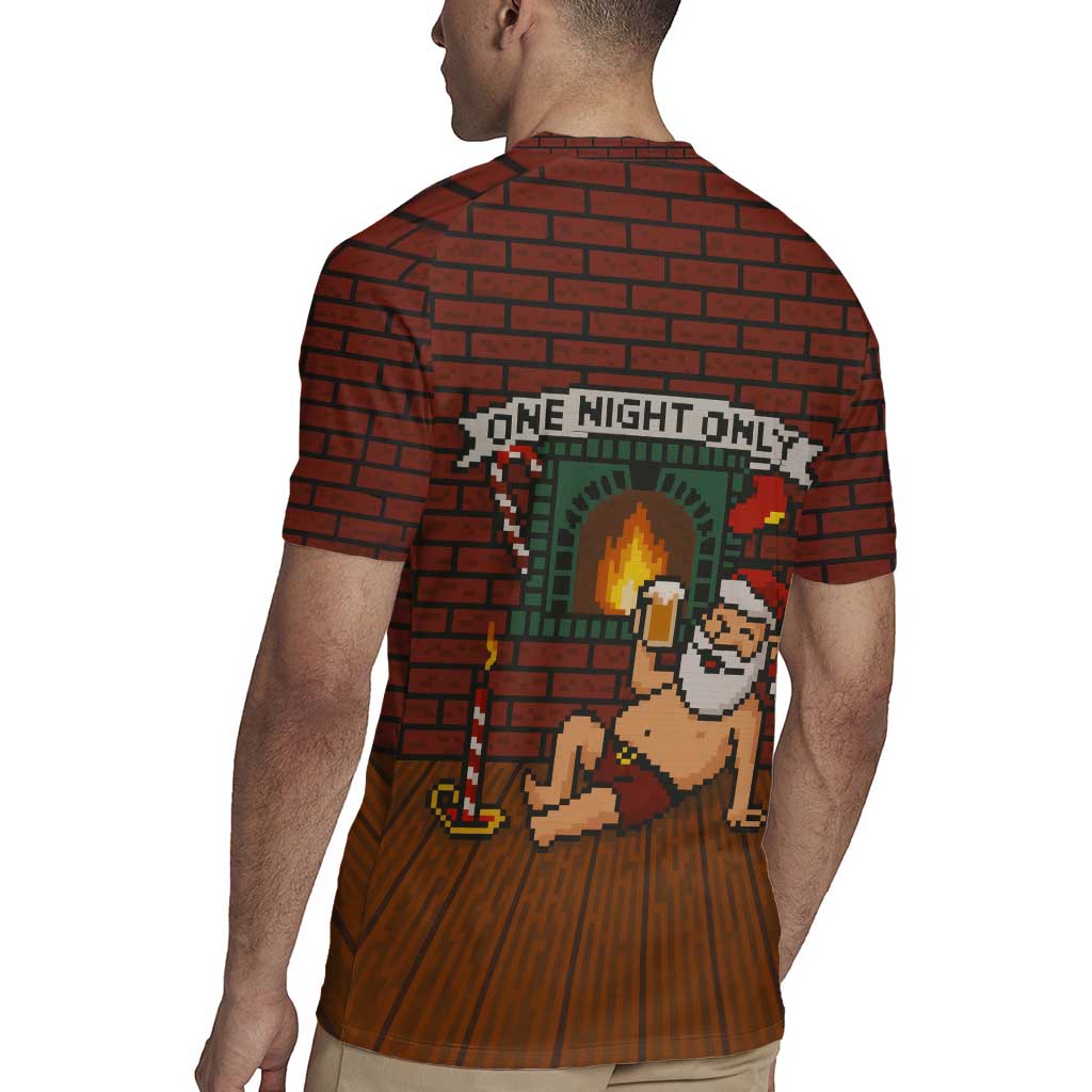 One Night Only Christmas Rugby Jersey Xmas Holiday Patterns - Wonder Print Shop
