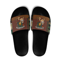 One Night Only Christmas Slide Sandals Xmas Holiday Patterns - Wonder Print Shop