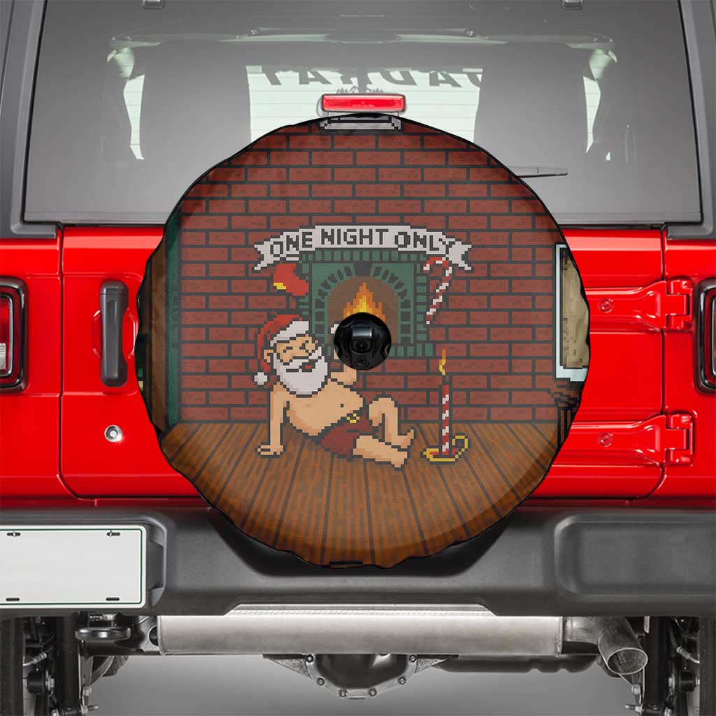 One Night Only Christmas Spare Tire Cover Xmas Holiday Patterns - Wonder Print Shop