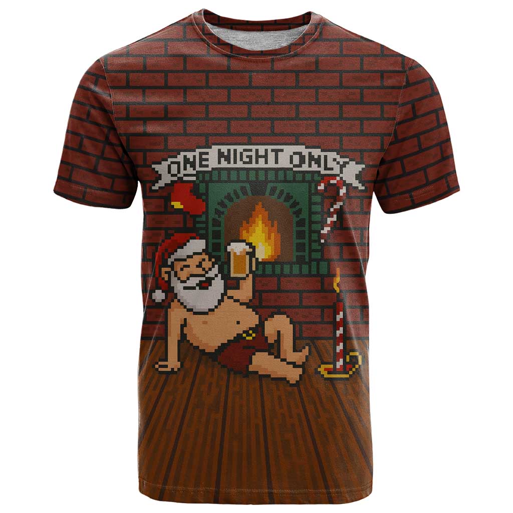 One Night Only Christmas T Shirt Xmas Holiday Patterns - Wonder Print Shop