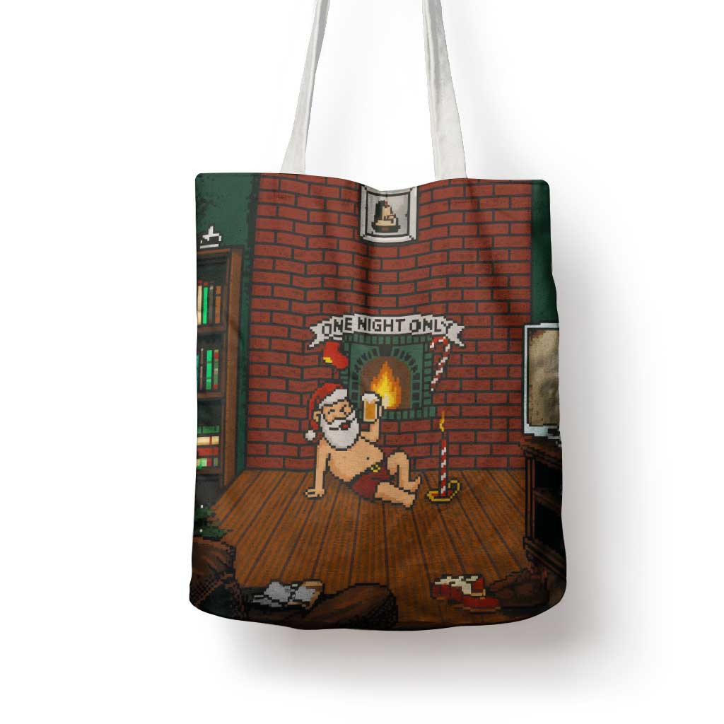 One Night Only Christmas Tote Bag Xmas Holiday Patterns - Wonder Print Shop