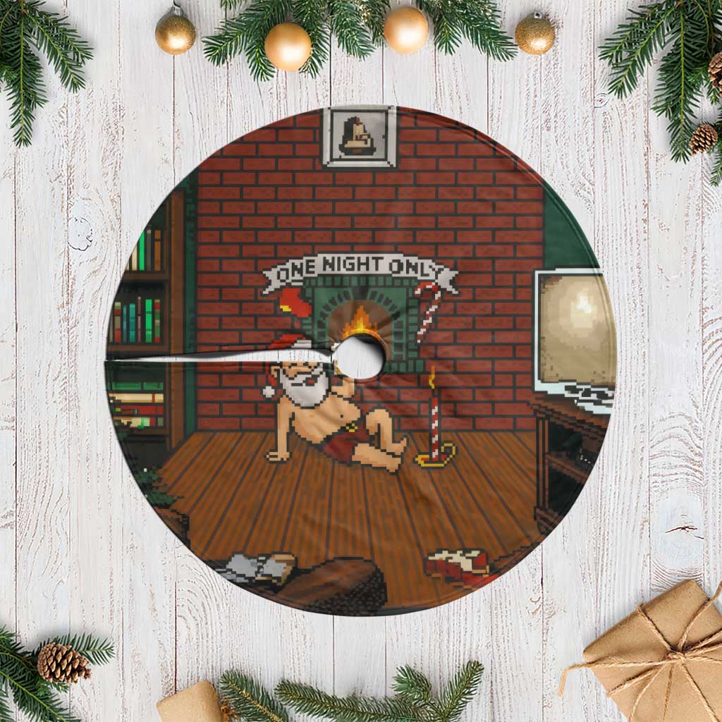 One Night Only Christmas Tree Skirt Xmas Holiday Patterns - Wonder Print Shop