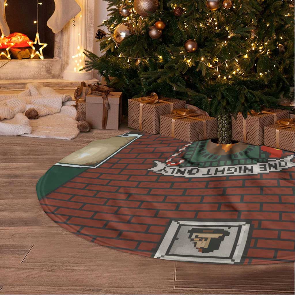 One Night Only Christmas Tree Skirt Xmas Holiday Patterns - Wonder Print Shop