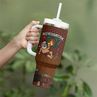 One Night Only Christmas Tumbler With Handle Xmas Holiday Patterns - Wonder Print Shop