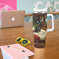 One Night Only Christmas Tumbler With Handle Xmas Holiday Patterns - Wonder Print Shop