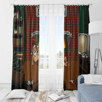 One Night Only Christmas Window Curtain Xmas Holiday Patterns - Wonder Print Shop
