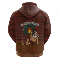 One Night Only Christmas Zip Hoodie Xmas Holiday Patterns - Wonder Print Shop