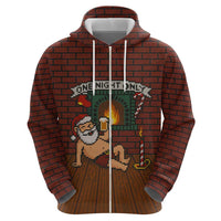 One Night Only Christmas Zip Hoodie Xmas Holiday Patterns - Wonder Print Shop
