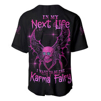 Karma Fairy Skul Baseball Jersey - Wonder Print Shop