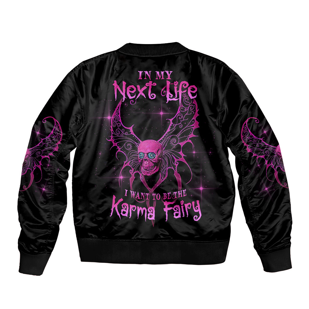 Karma Fairy Skul Bomber Jacket - Wonder Print Shop