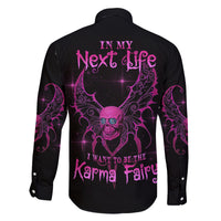 Karma Fairy Skul Family Matching Long Sleeve Bodycon Dress and Hawaiian Shirt - Wonder Print Shop