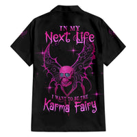 Karma Fairy Skul Family Matching Short Sleeve Bodycon Dress and Hawaiian Shirt - Wonder Print Shop