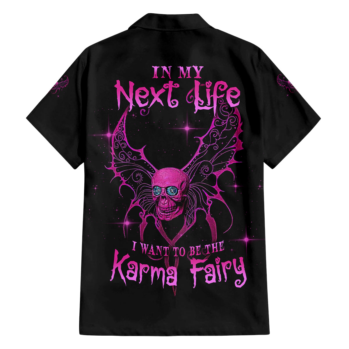 Karma Fairy Skul Family Matching Summer Maxi Dress and Hawaiian Shirt - Wonder Print Shop