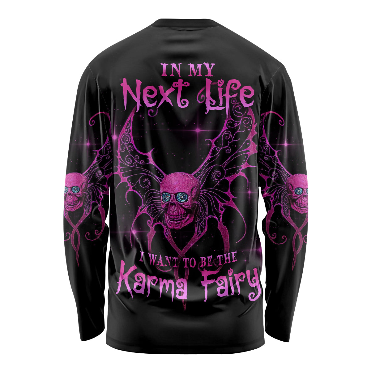 Karma Fairy Skul Long Sleeve Shirt - Wonder Print Shop