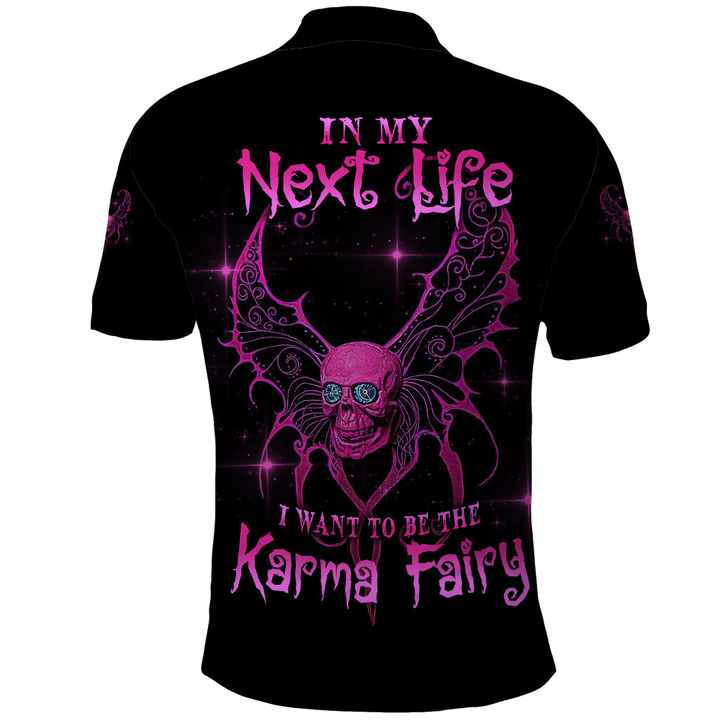 Karma Fairy Skul Polo Shirt - Wonder Print Shop