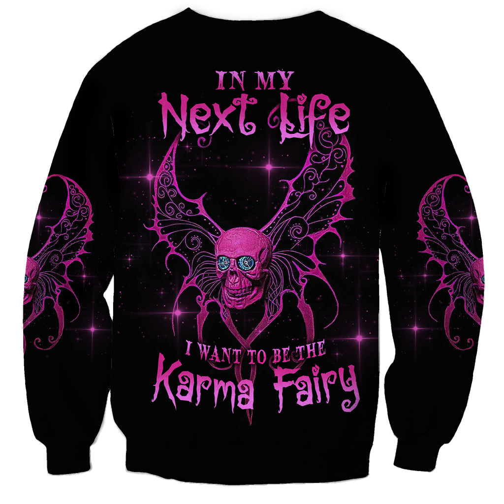 Karma Fairy Skul Sweatshirt - Wonder Print Shop