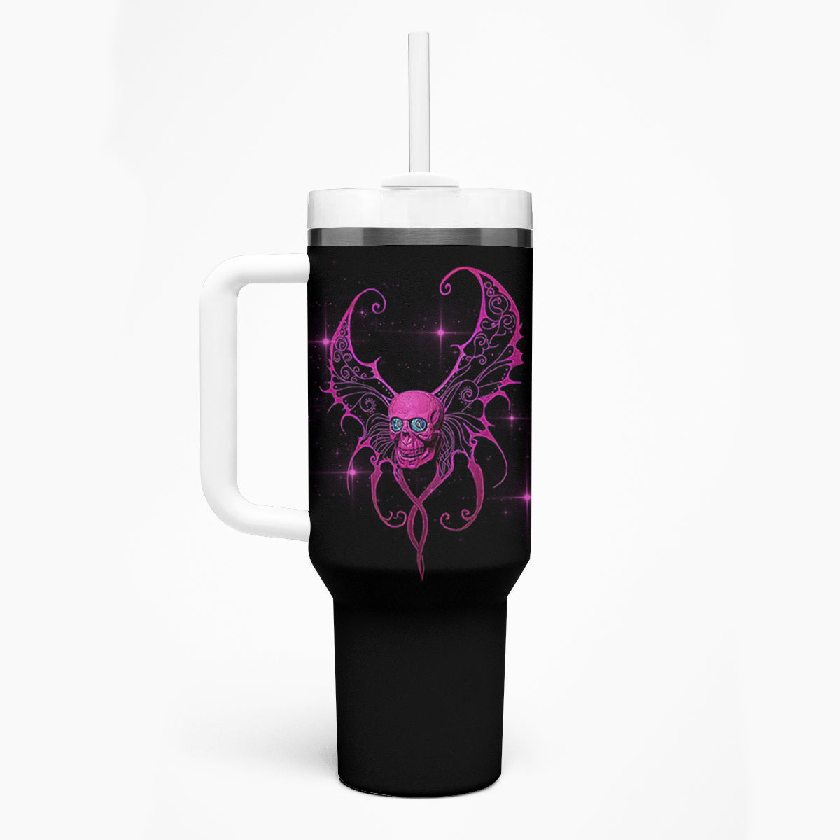 Karma Fairy Skul Tumbler With Handle - Wonder Print Shop