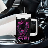 Karma Fairy Skul Tumbler With Handle - Wonder Print Shop