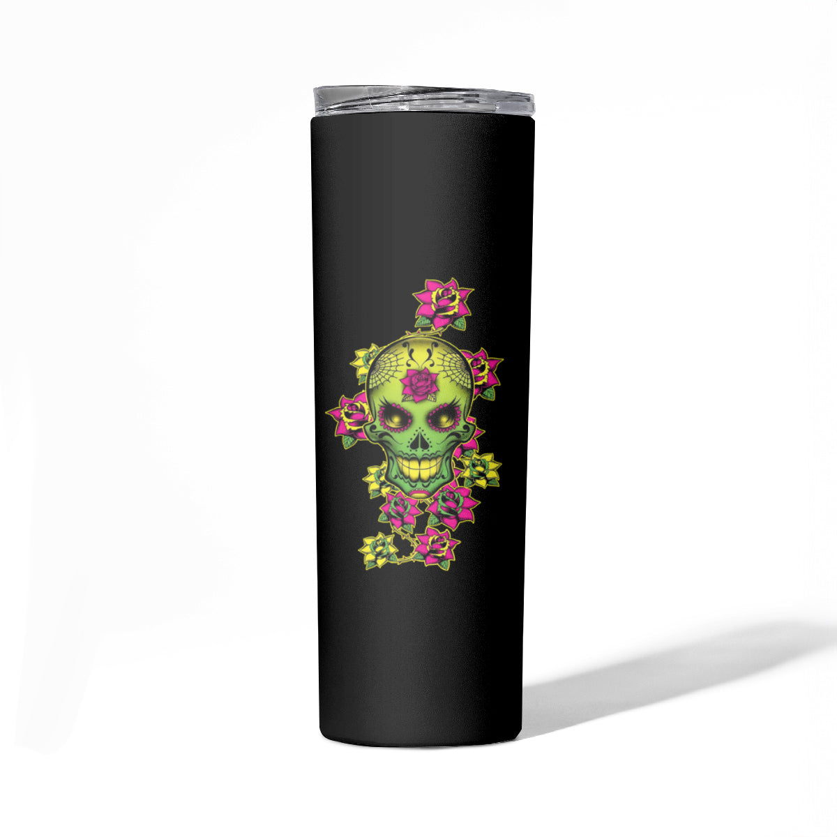 I Am A Sweet Girl But If You P Me O Sugar Skull Skinny Tumbler - Wonder Print Shop