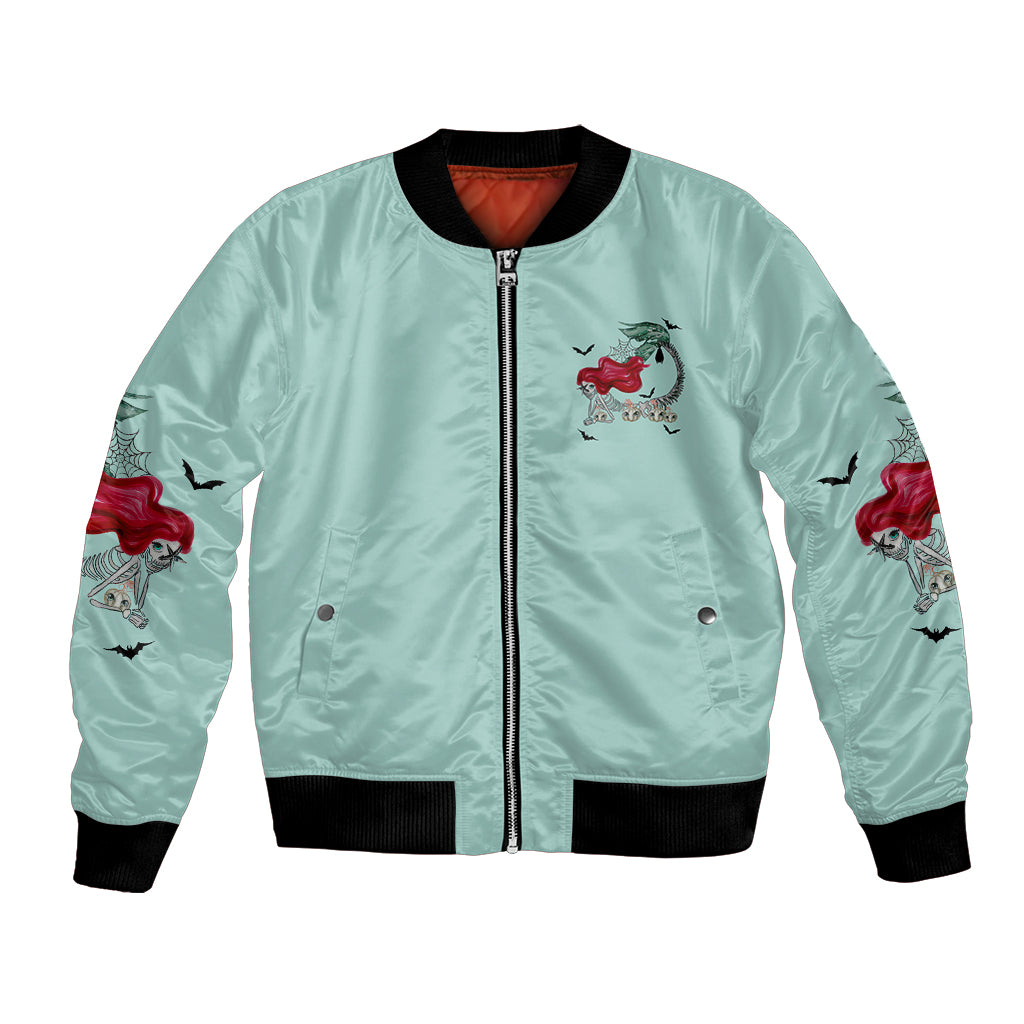 Salty Witch Mermaid Halloween Bomber Jacket - Wonder Print Shop