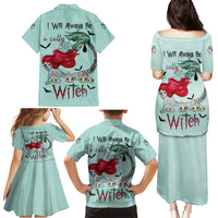 Salty Witch Mermaid Halloween Family Matching Puletasi Dress and Hawaiian Shirt - Wonder Print Shop