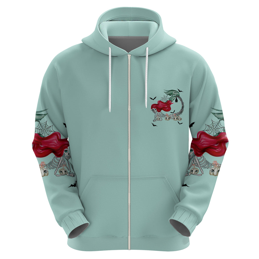 Salty Witch Mermaid Halloween Hoodie - Wonder Print Shop