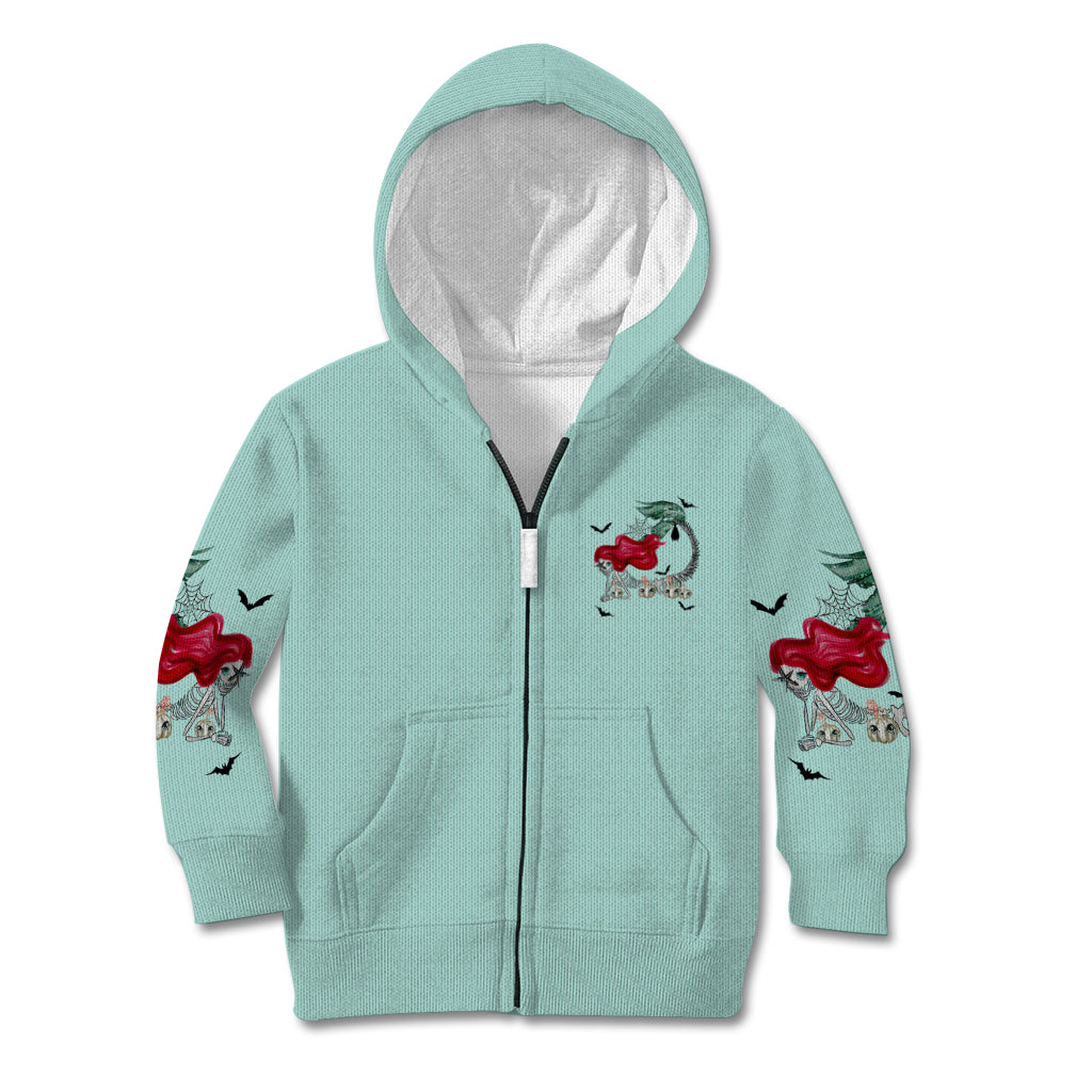 Salty Witch Mermaid Halloween Kid Hoodie - Wonder Print Shop