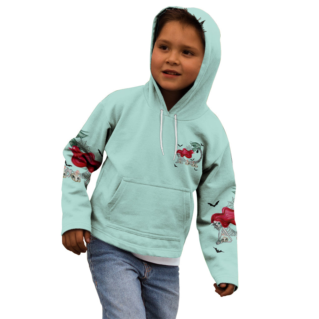 Salty Witch Mermaid Halloween Kid Hoodie - Wonder Print Shop