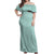 Salty Witch Mermaid Halloween Off Shoulder Maxi Dress - Wonder Print Shop