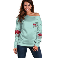 Salty Witch Mermaid Halloween Off Shoulder Sweater - Wonder Print Shop