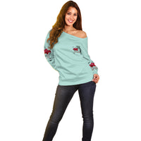 Salty Witch Mermaid Halloween Off Shoulder Sweater - Wonder Print Shop
