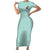 Salty Witch Mermaid Halloween Short Sleeve Bodycon Dress - Wonder Print Shop