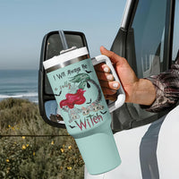 Salty Witch Mermaid Halloween Tumbler With Handle - Wonder Print Shop